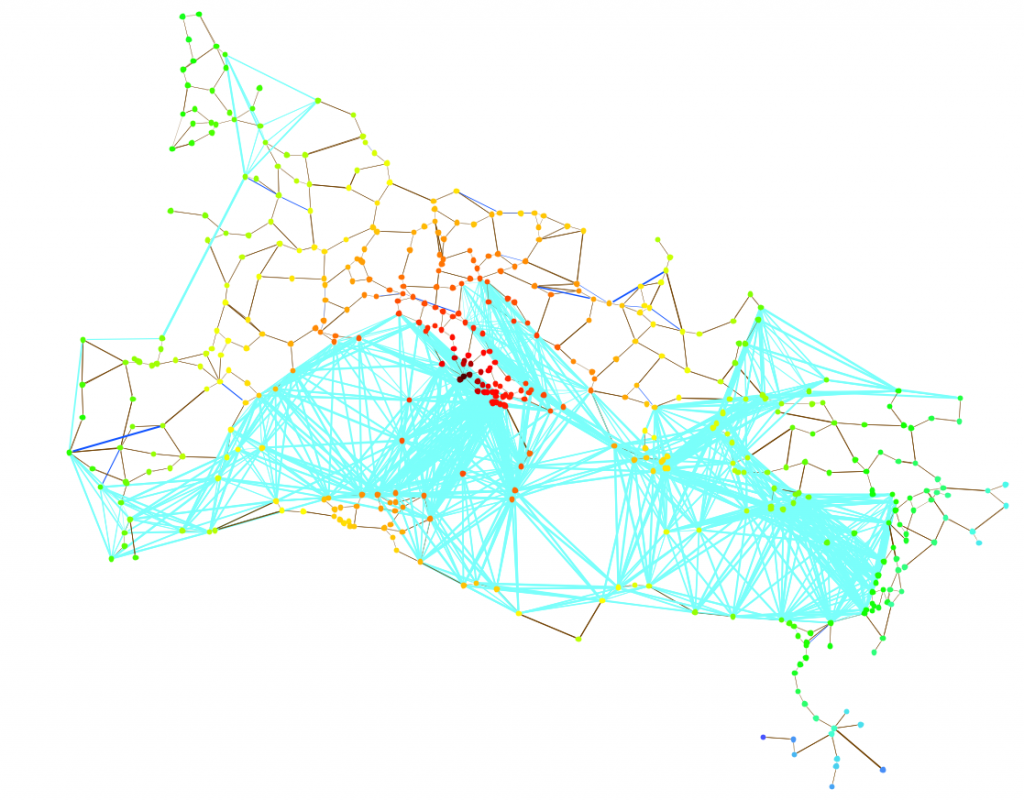 Sea and land routes in the Roman Empire