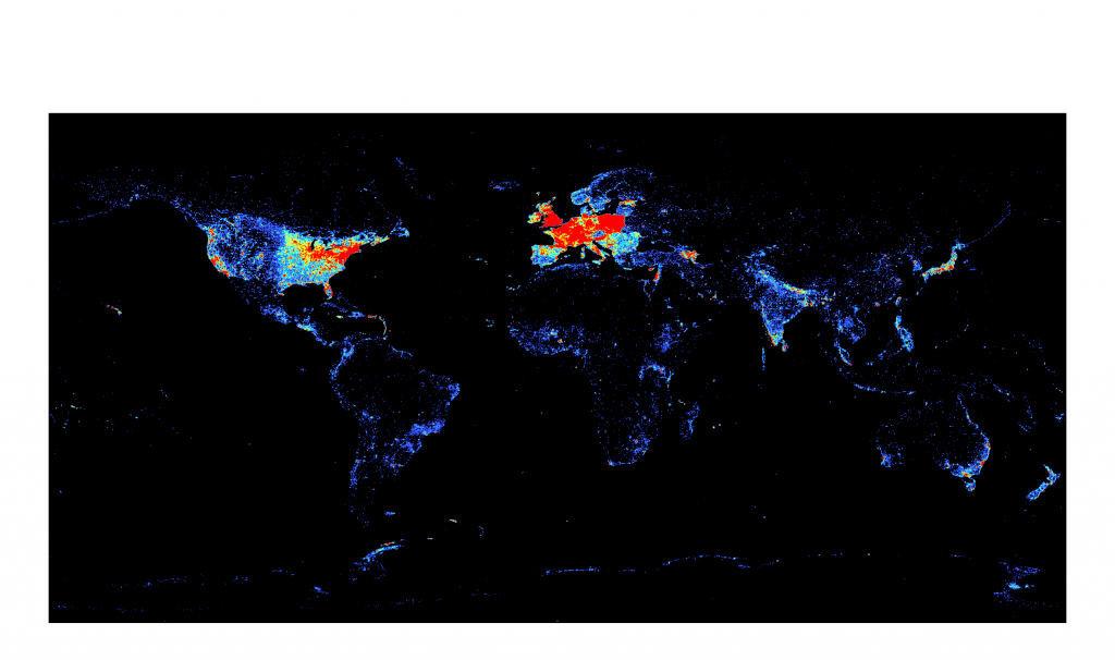 DBpedia Article Density Worldwide