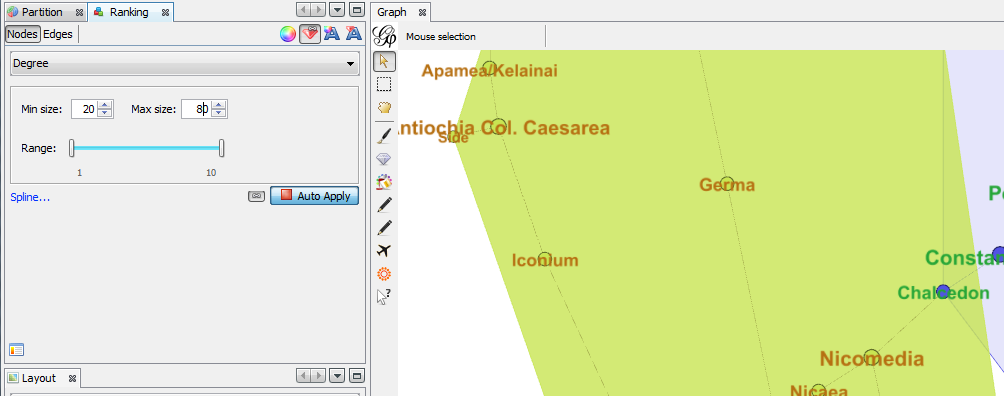 Gephi's new Auto Apply feature