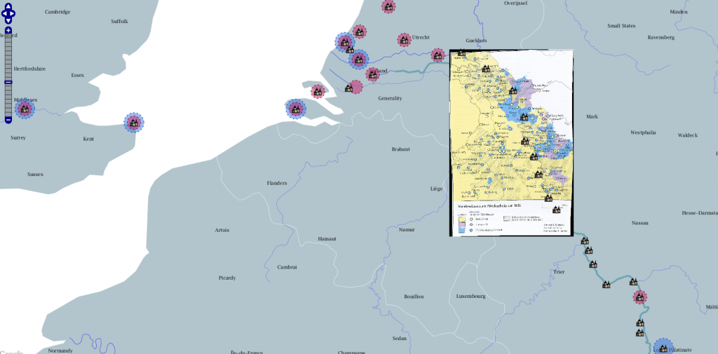 Raster and vector datasets served through Geoserver to Drupal