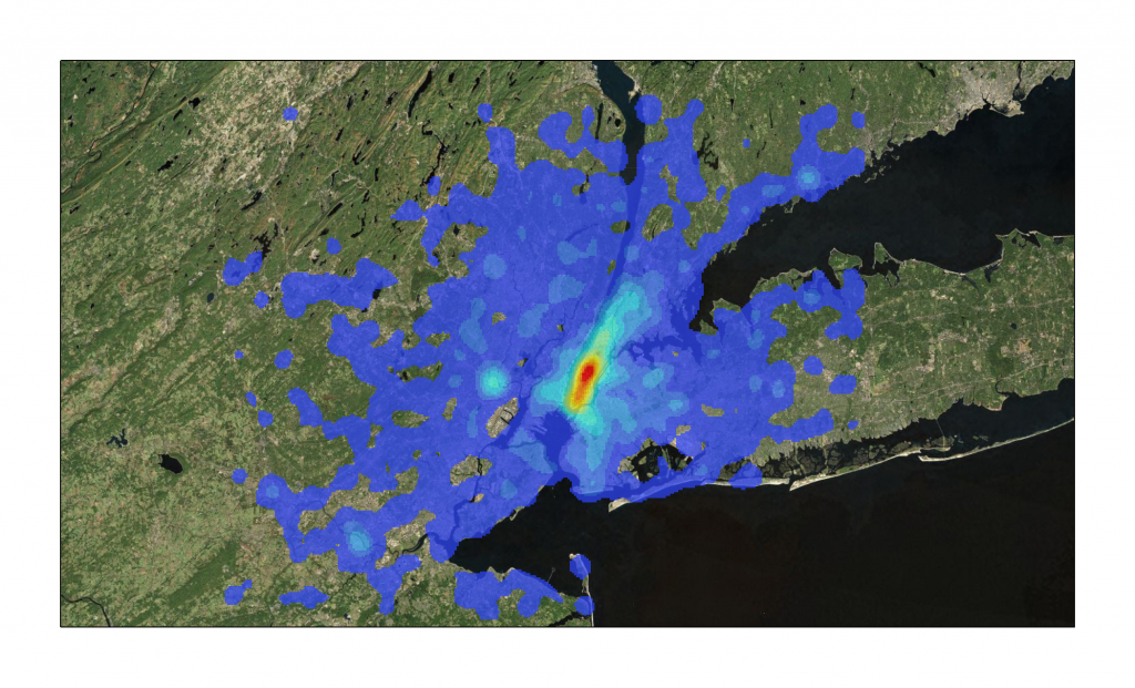 Wikipedia articles located around New York City