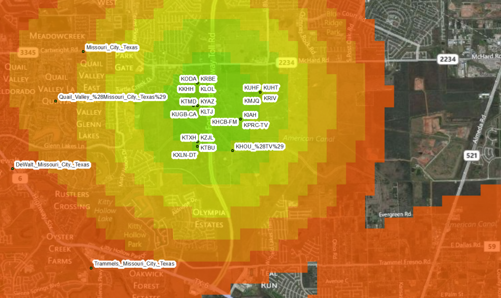 Wikipedia articles about Houston radio stations