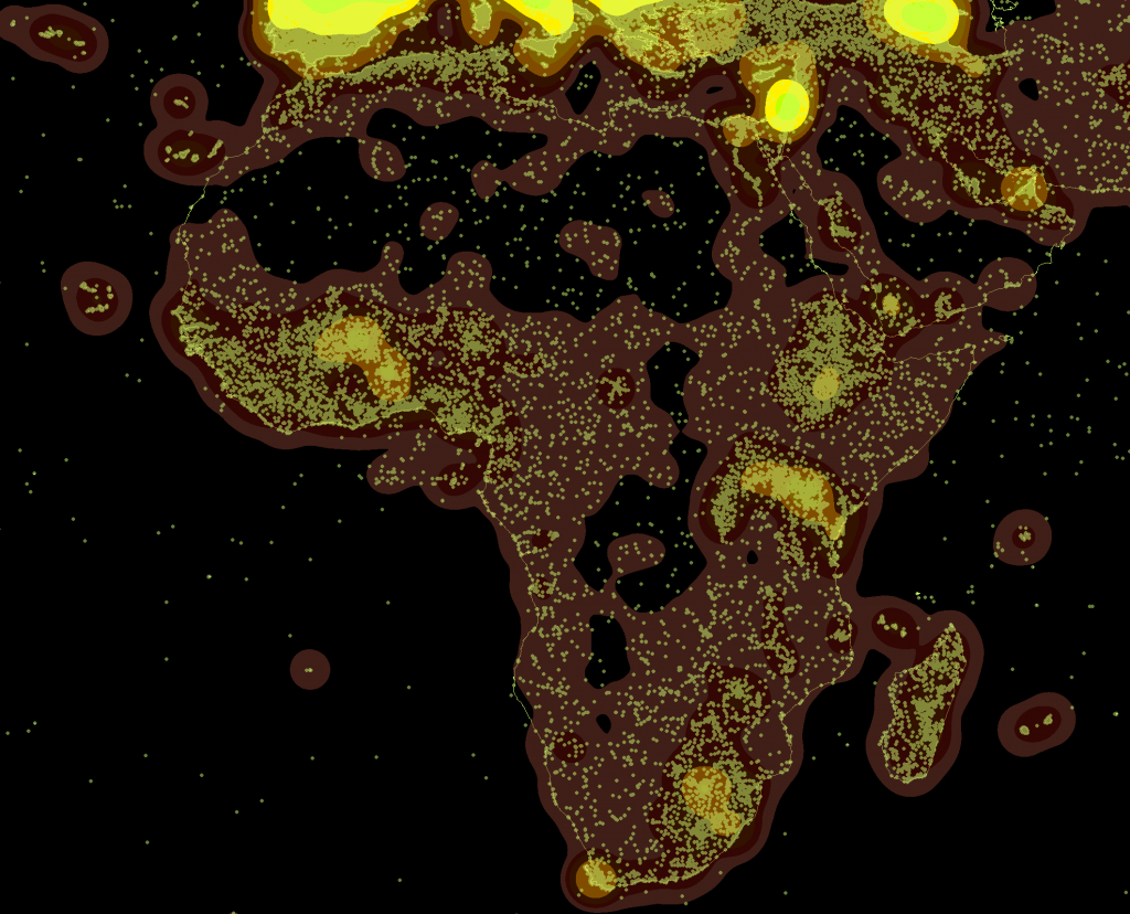 Individual Wikipedia articles in Africa