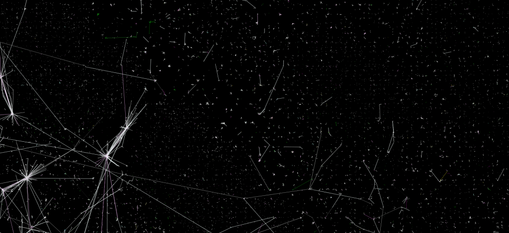 Detail of the periphery area around the core.