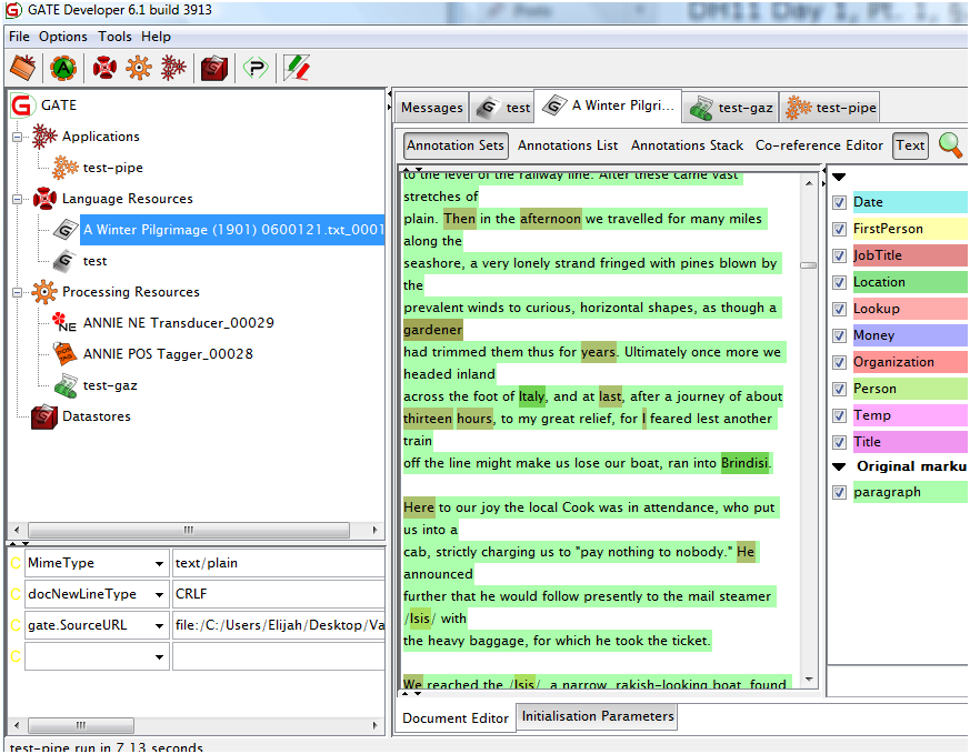 GATE NLP Toolkit